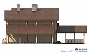 Фасады: Дом из клееного бруса по проекту M232 