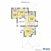 Планировки: Дом из кирпича по проекту M152  | СК Мера
