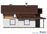 Фасады: Небольшой комбинированный дом по проекту М400  | СК Мера