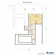 Планировки: Дом в стиле шале по проекту M349 
