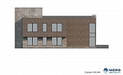 Фасады: Современный дом на уклоне по проекту M394  | СК Мера