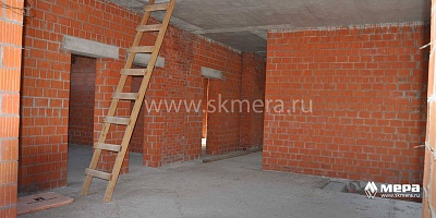 Процесс строительства : Дом из кирпича в Охтинском парке №2