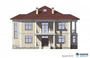 Фасады: Дом в классическом стиле по проекту М319  | СК Мера