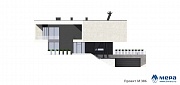 Фасады: Дом в современном стиле по проекту М386  | СК Мера