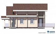Фасады: Дом из клееного бруса c большой террасой по проекту M389  | СК Мера