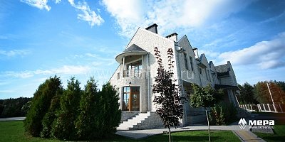 Фасады дома: Дом из кирпича 600 м.кв. Репино - Ленинское №15