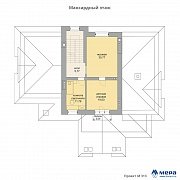 Планировки: Дом из крупноформатного кирпича по проекту М313  | СК Мера