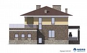 Фасады: Дом из крупноформатного кирпича по проекту М337  | СК Мера