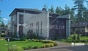 Фасады: Дом из кирпича в Охтинском парке №15