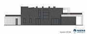 Фасады: Современный дом с эксплуатируемой кровлей  по проекту М390 