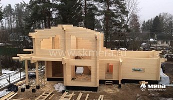 Деревянные дома, часть4: Строительство домов из клееного бруса №12