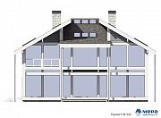 Фасады: Дом в стиле фахверк по проекту M332  | СК Мера