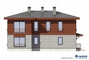 Фасады: Современный дом из кирпича по проекту M350  | СК Мера