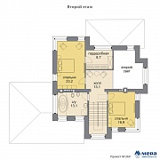 Планировки: Дом из кирпича по проекту M269 