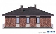 Фасады: Одноэтажный дом из газобетона по проекту М457  | СК Мера