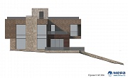 Фасады: Современный дом на уклоне по проекту M394 