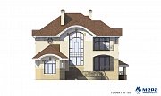 Фасады: Дом из кирпича по проекту M180  | СК Мера