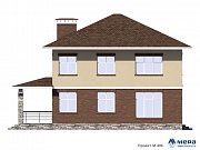 Фасады: Классический проект дома из газобетона по проекту М406 