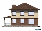Фасады: Классический проект дома из газобетона по проекту М406  | СК Мера