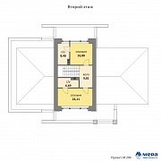 Планировки: Дом из кирпича по проекту M200  | СК Мера