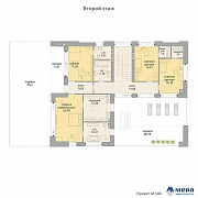 Планировки: Дом из кирпича по проекту M346  | СК Мера