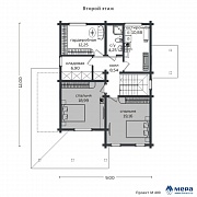 Планировки: Небольшой комбинированный дом по проекту М400 
