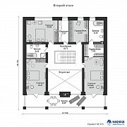 Планировки: Дом в стиле современного шале по проекту М373  | СК Мера