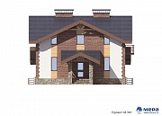 Фасады: Дом из кирпича по проекту М301  | СК Мера