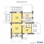 Планировки: Дом из кирпича по проекту M197 