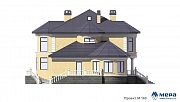 Фасады: Дом из кирпича по проекту M169 
