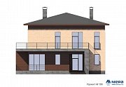 Фасады: Дом из кирпича по проекту M199  | СК Мера