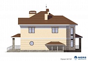 Фасады: Дом из кирпича по проекту M157 