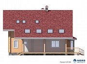 Фасады: Дом из клееного бруса по проекту M300  | СК Мера