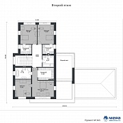 Планировки: Современный кирпичный дом по проекту M363  | СК Мера
