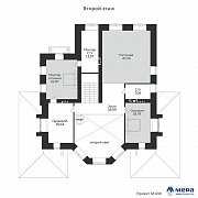 Планировки: Дом из газобетона в стиле модерна по проекту М430  | СК Мера