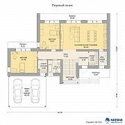 Планировки: Дом из кирпича по проекту M352 