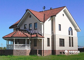 Фасады коттеджа: Загородный дом в п. Ленинское №3