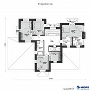 Планировки: Дом в английском стиле по проекту M375  | СК Мера