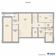 Планировки: Дом из кирпича по проекту M346 