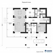 Планировки: Кирпичный дом по проекту М309 