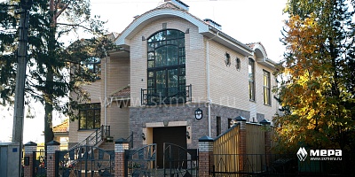 Фасады дома: Кирпичный загородный дом в Сестрорецке №16