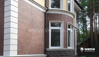 Фасады: Кирпичный дом в Белоострове №4