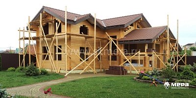 Деревянные дома, часть3: Строительство домов из клееного бруса №12