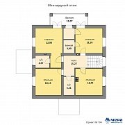 Планировки: Дом из кирпича по проекту M194  | СК Мера