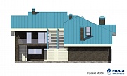 Фасады: Современный дом из кирпича по проекту M354  | СК Мера