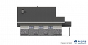 Фасады: Гараж с жилым этажом по проекту М440  | СК Мера