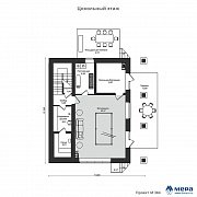 Планировки: Комбинированный дом по проекту М384 