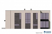 Фасады: Дом из кирпича по проекту M462 