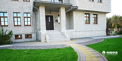 Фасады дома: Дом из кирпича 600 м.кв. Репино - Ленинское №22