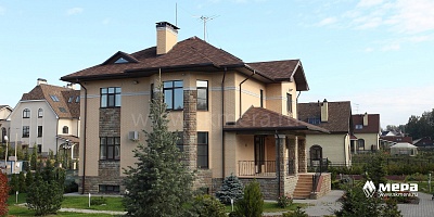 Фасады: Дом из кирпича в Кирполье №11